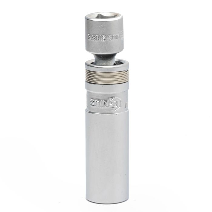 Genius Tools Swivel Spark Plug Socket 16.0mm (5/8 Inch) 1/2 Inch