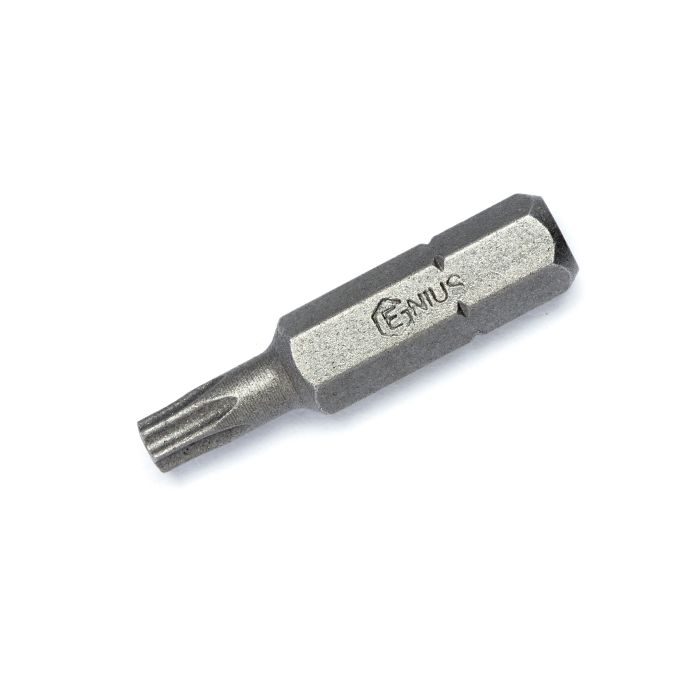 Genius Tools Star Screwdriver Bit T-15 Size 1/4 Inch Hex Shank