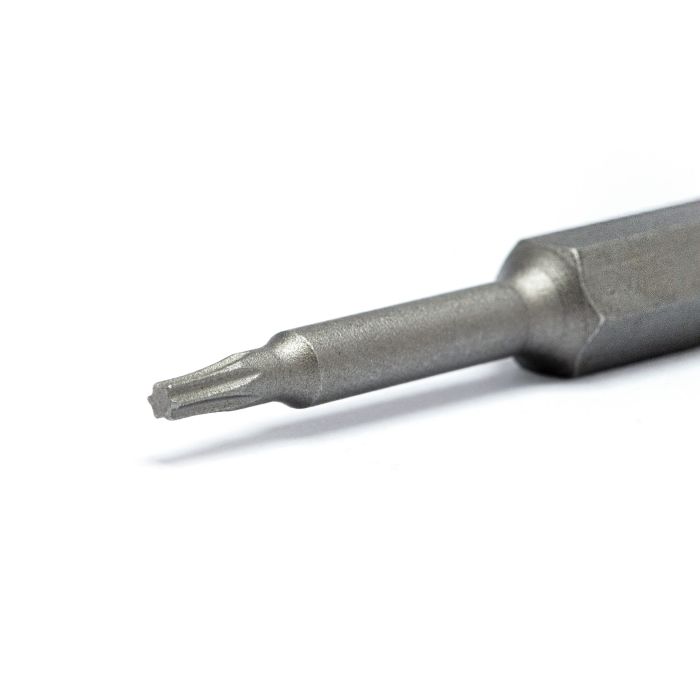 Genius Tools Star Screwdriver Bit T-6 Size 1/4 Inch Hex Shank 56mm