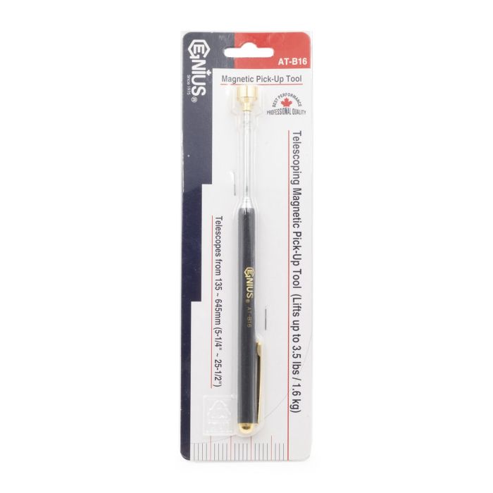 Genius Tools Telescoping Magnetic Pick-Up Tool 16-Inch Extendable