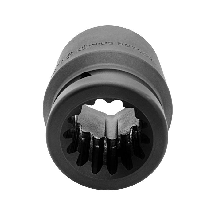 Genius Tools Impact Socket 1-7/16 Inch Spline #5, 3/4 Inch Drive