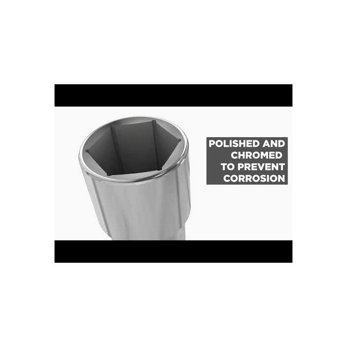 Genius Tools Hex Head Hand Socket 6mm Size 1/4 Inch Drive Durable