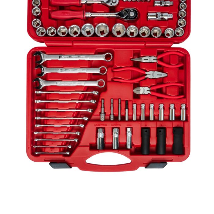 Genius Tools Socket and Ratchet Set 161 Piece Metric and SAE