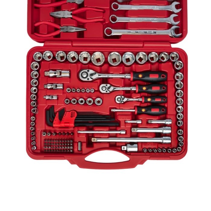 Genius Tools Master Socket and Ratchet Set 161 Piece Metric and