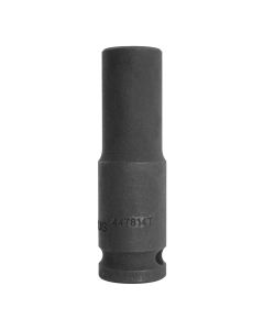 Genius Tools Deep Impact Socket 14mm 1/2 Inch Drive Thin Type Chrome Molybdenum - 447814T