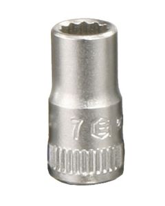 5mm 12-Point Hand Socket - Genius Tools 1/4 Dr.