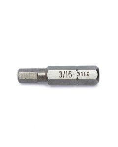 Precision 3/16 Hex Screwdriver Bit - 30mm Length
