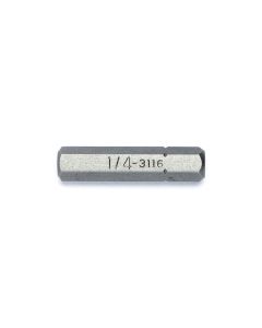 Genius Tools 1/4 Hex Screwdriver Bit - 30mm Length