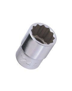 40mm 12-Point Hand Socket - Genius Tools 1/2 Dr.