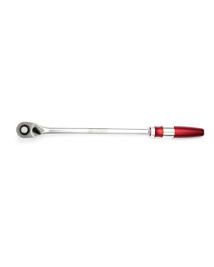 Genius Tools Ratchet Wrench 1/2 Inch Drive 100 Teeth 415mm Length Lightweight Aluminum Grip - 484100L
