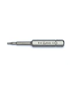 T-6 Star Screwdriver Bit 56mmL - Genius Tools 6306