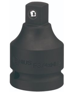 Heavy-Duty Impact Adapter 3/4 F to 1/2 M - 60L Steel