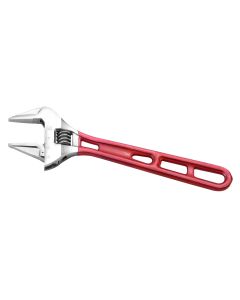 Compact 6 Adjustable Wrench with Red PVC Handle