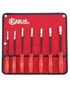 7 Piece SAE Long Hex Nut Driver Set - Genius Tools