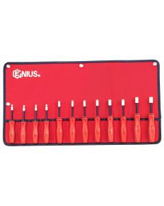 12-Piece Metric Hex Nut Driver Set - Genius Tools ND-012M