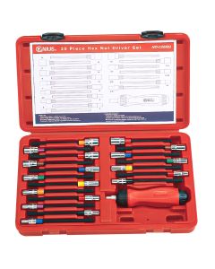 20-Piece Metric & SAE Hex Nut Driver Set - ND-020MS