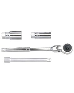 Genius Tools 4-Piece Spark Plug Socket Set SP-304A
