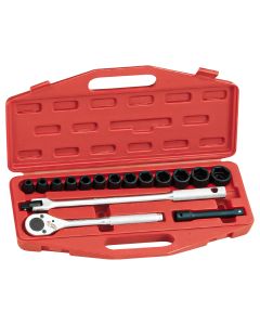 16-Piece Metric Impact Socket Set - Genius Tools TF-416M