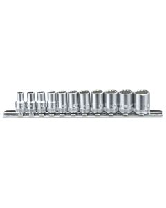 11-Piece Metric Socket Set - Genius Tools TW-211M