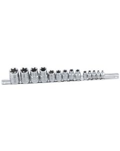 Genius Tools Star Hand Socket Set - 14 Piece TX-23414