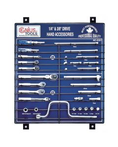 Genius Tools 31-Piece Hand Accessory Display Board