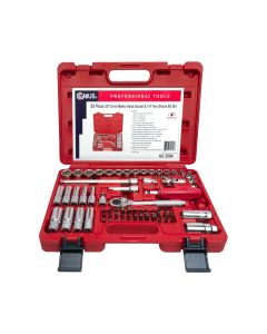 59-Piece Metric Socket & Bit Set - Genius Tools