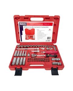 59-Piece Metric Socket & Bit Set - Genius Tools AC-359C