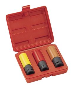 Thin Wall Deep Impact Socket Set - 3 Piece Metric