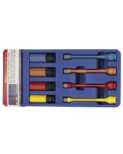 Genius Tools 8-Piece Wheel Set - Metric & SAE