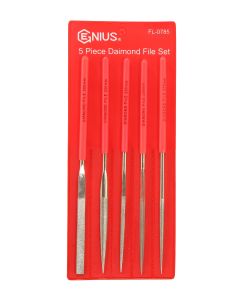 Genius Tools 5-Piece Diamond File Set FL-0785