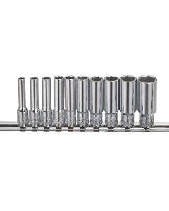 Genius Tools 10-Piece SAE Deep Socket Set - GD-210S