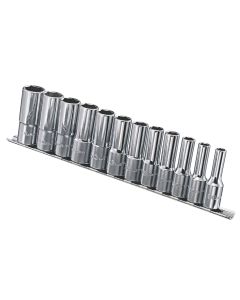 12-Piece Metric Deep Socket Set - Genius Tools GD-312M