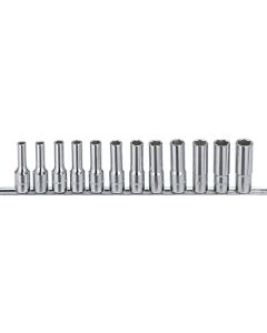 12-Piece SAE Deep Socket Set - Genius Tools GD-412S