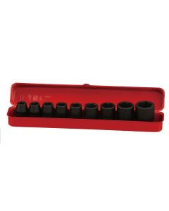 9-Piece Metric Impact Socket Set - Durable CR-Mo Steel