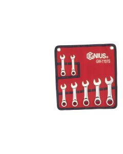 Stubby Ratcheting Wrench Set - 7 Piece SAE | GW-7707S
