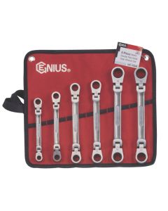 6-Piece Stainless Steel Ratcheting Wrench Set - GW-7806M