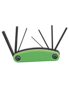 Compact 7-Piece Metric Hex Key Set - Genius Tools HK-007MF