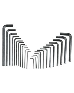 25-Piece Metric & SAE Hex Key Set - Genius Tools HK-025MS