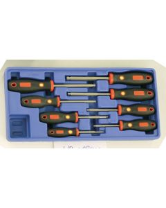 8 Piece SAE Wobble Hex Screwdriver Set - Genius Tools