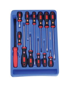 13-Piece Screwdriver Set - Slotted & Phillips Tools