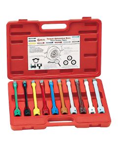 Genius Tools Torque Extension Bar Set 10 Piece 1/2 Inch Drive Precision Torque Limiting Sticks Durable Construction - TO-410EXT