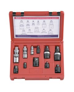 Genius Tools 11 Piece Impact Universal & Adapter Set TX-E04
