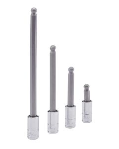 Genius Tools 1/4" Dr. 5/32" Wobble Hex Bit Socket 45mmL - 208+5110