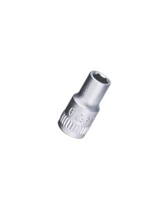 Genius Tools 12mm Hand Socket, 1/4" Dr, Durable Steel - SKU 222512