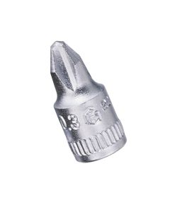 Genius Tools 1/4" Dr. Phillips Head Socket #1 Steel 222601