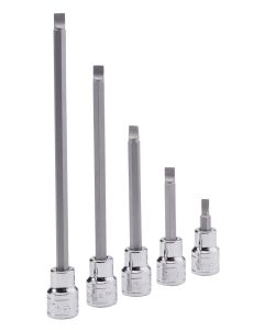 Genius Tools 3/8" Dr. 1.2 x 8.0mm Slotted Bit Socket 50mmL - 310+1280