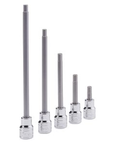 Genius Tools 3/8" Dr. 3mm Hex Bit Socket 50mmL - 308+2133