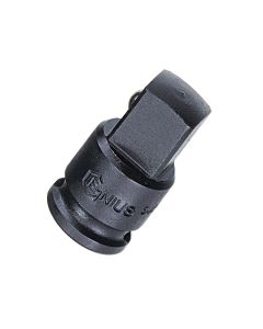Genius Tools 3/8" Dr. Impact Adapter 3/8"F × 1/2"M w/Steel Ball (CR-Mo) - 340040B