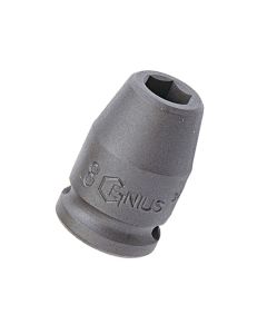Genius Tools 3/8" Dr. 13mm Impact Socket (CR-Mo) - 343213