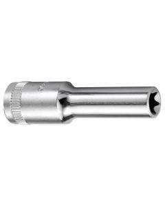 Deep E-Star 3/8" Dr. Hand Socket E-10 X 63L, Durable Steel - 356310